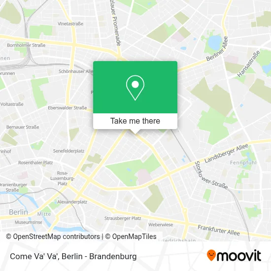 Come Va' Va' map