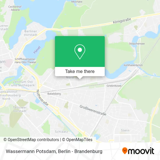 Wassermann Potsdam map