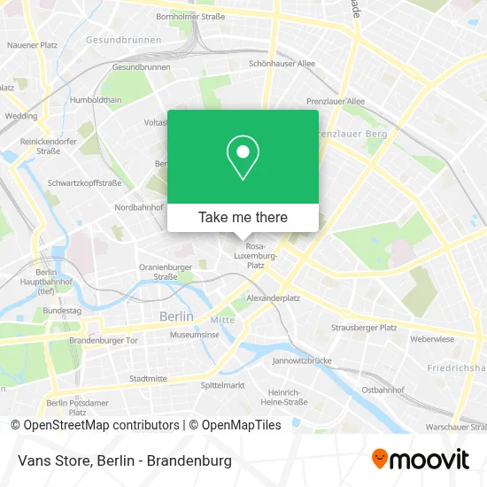 Vans Store map