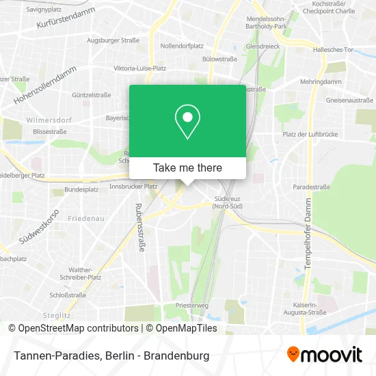 Tannen-Paradies map