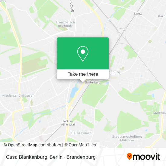 Casa Blankenburg map