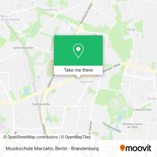 Musikschule Marzahn map