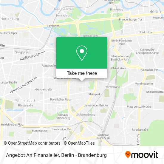 Angebot An Finanzieller map