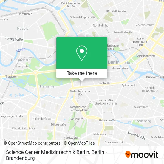 Science Center Medizintechnik Berlin map