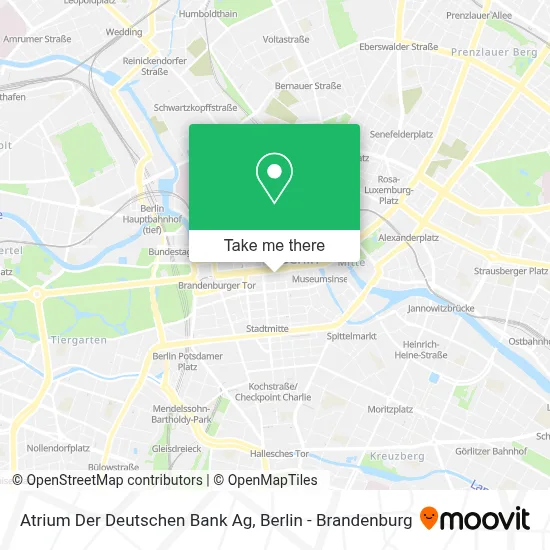 Atrium Der Deutschen Bank Ag map