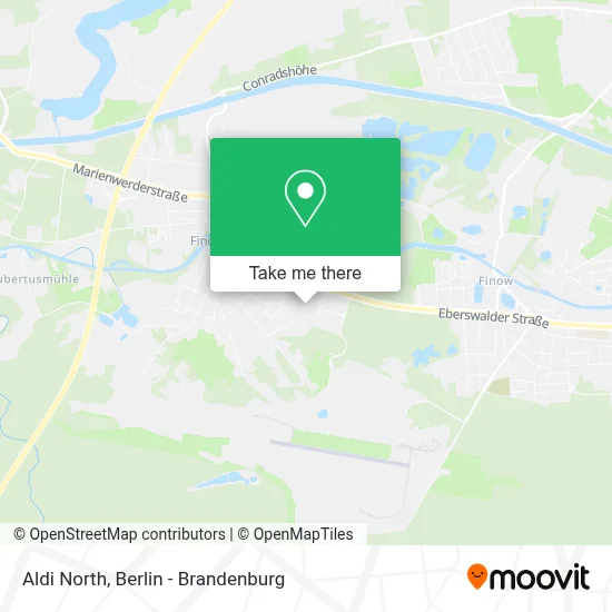 Aldi Nord map