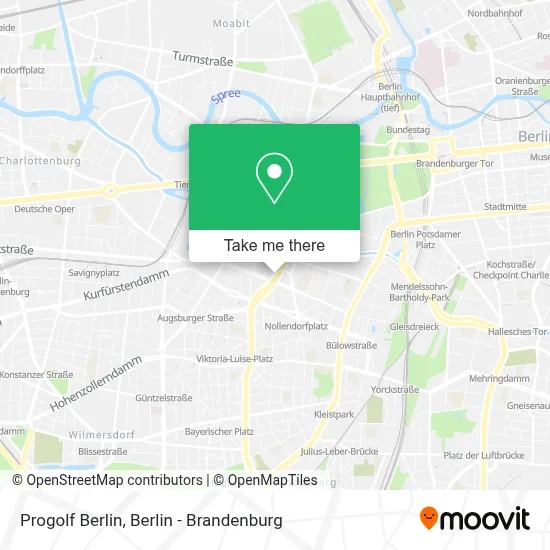 Progolf Berlin map