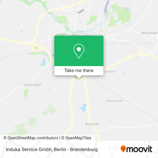 Induka Service Gmbh map