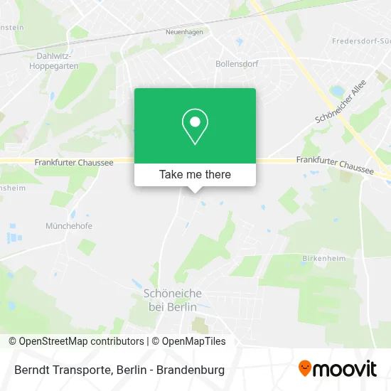 Berndt Transporte map