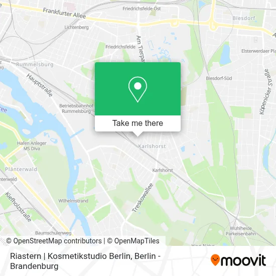 Riastern | Kosmetikstudio Berlin map