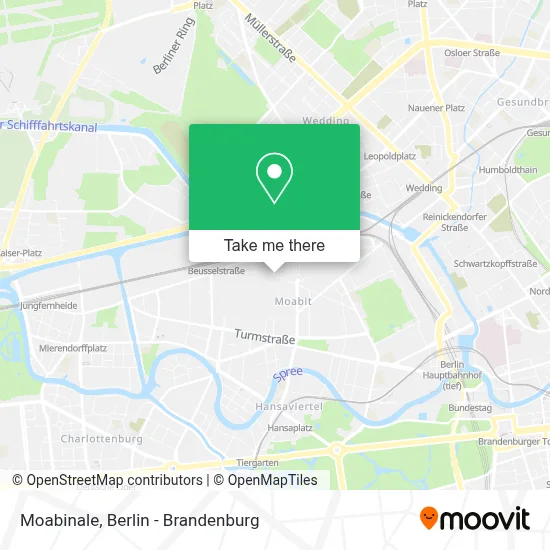 Moabinale map