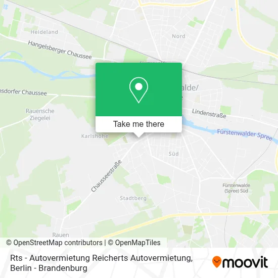 Rts - Autovermietung Reicherts Autovermietung map