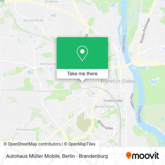 Autohaus Müller Mobile map