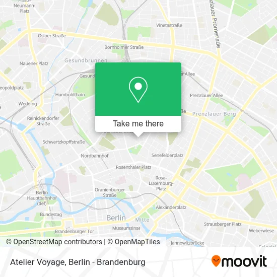 Atelier Voyage map