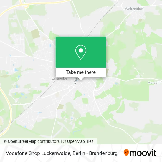 Vodafone Shop Luckenwalde map