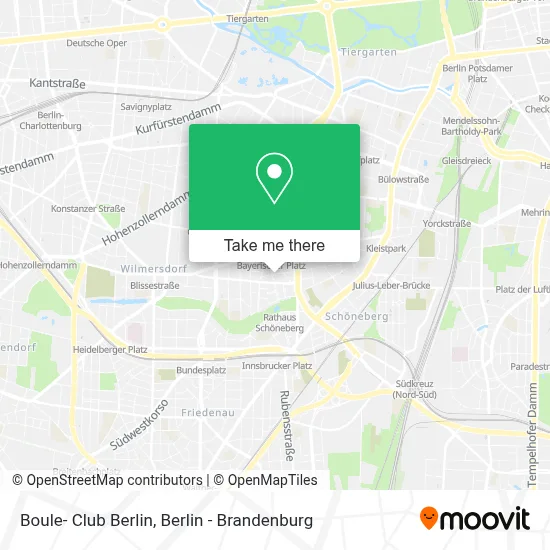 Boule- Club Berlin map