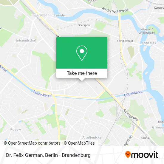 Dr. Felix German map