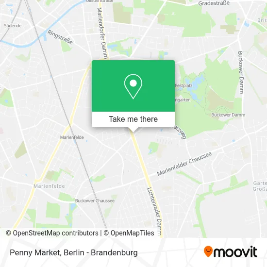 Penny Markt map