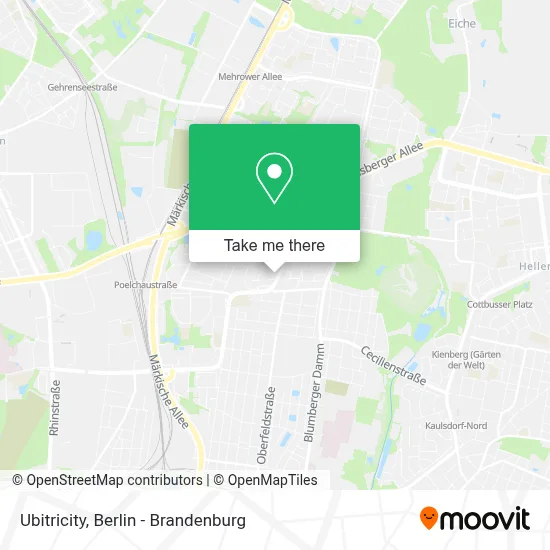 Ubitricity map
