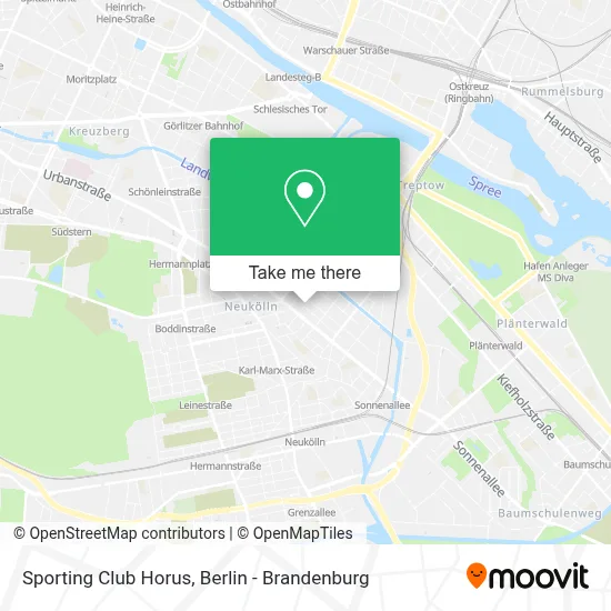 Sporting Club Horus map