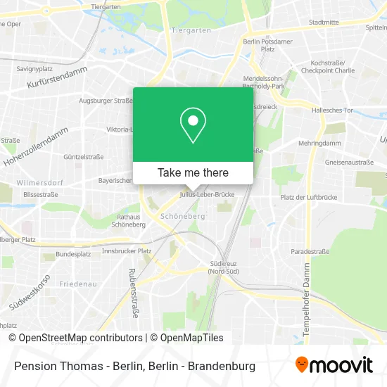 Pension Thomas - Berlin map