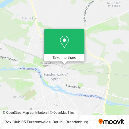 Box Club 05 Furstenwalde map