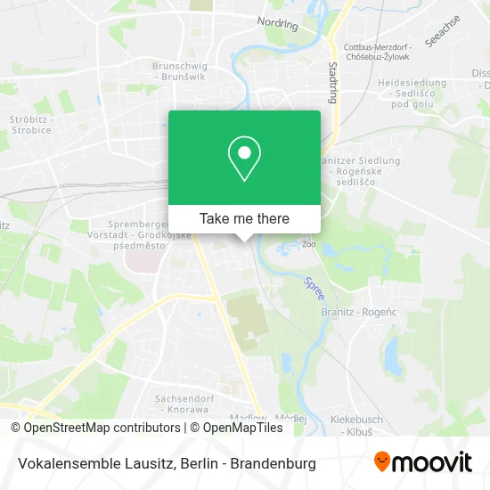 Vokalensemble Lausitz map