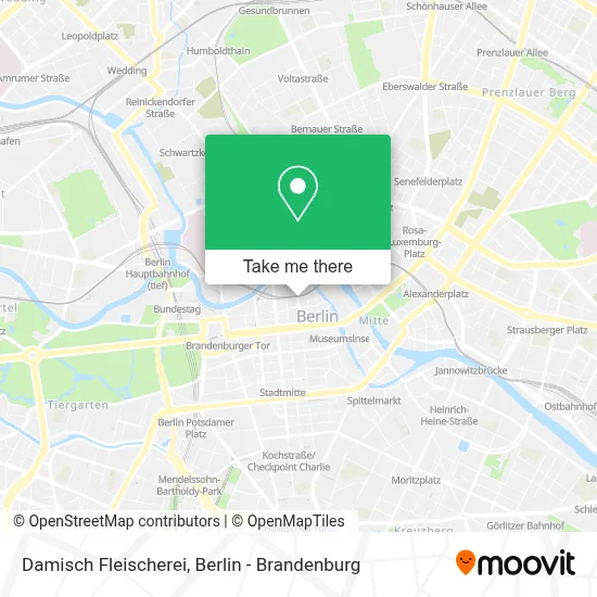 Damisch Fleischerei map