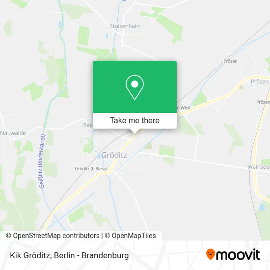 Kik Gröditz map