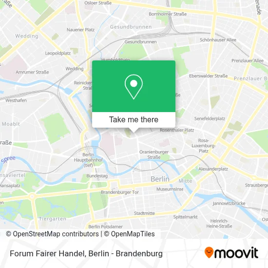 Forum Fairer Handel map