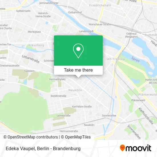 Edeka Vaupel map