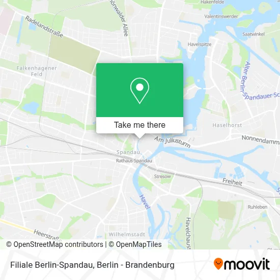 Filiale Berlin-Spandau map