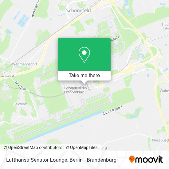Lufthansa Senator Lounge map