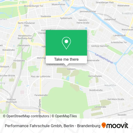 Performance Fahrschule Gmbh map