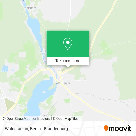 Waldstadion map