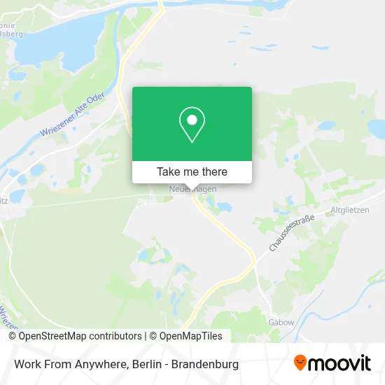 Work From Anywhere map