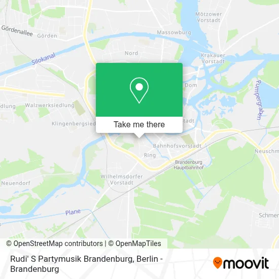 Rudi' S Partymusik Brandenburg map