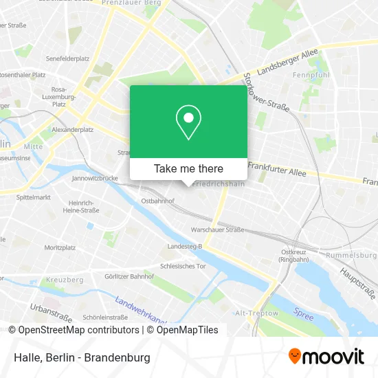 Halle map