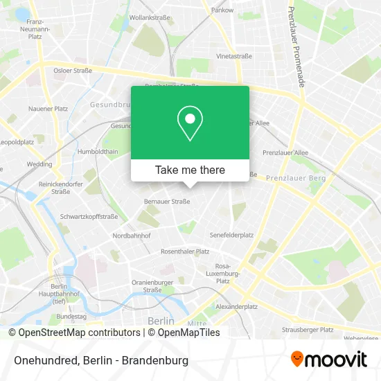 Onehundred map