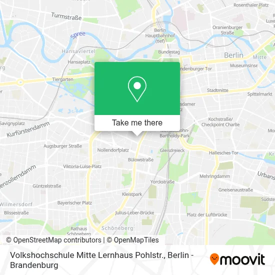 Volkshochschule Mitte Lernhaus Pohlstr. map