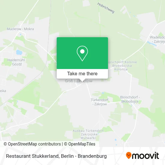 Restaurant Stukkerland map