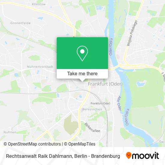 Rechtsanwalt Raik Dahlmann map