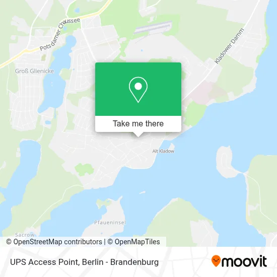 Ups Access Point map