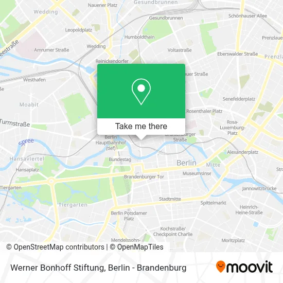Werner Bonhoff Stiftung map