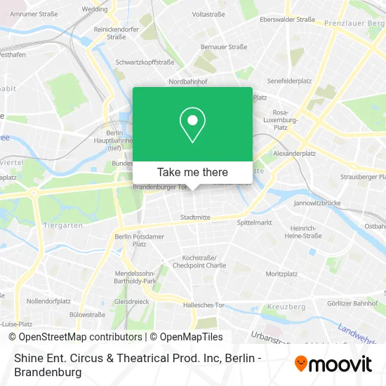 Shine Ent. Circus & Theatrical Prod. Inc map