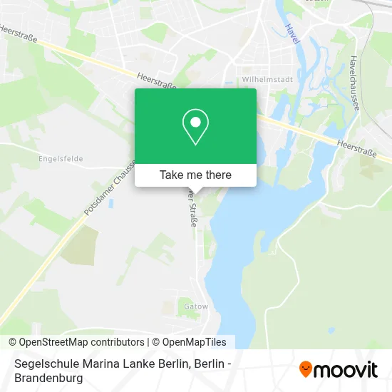 Segelschule Marina Lanke Berlin map