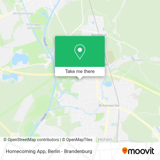Homecoming App map