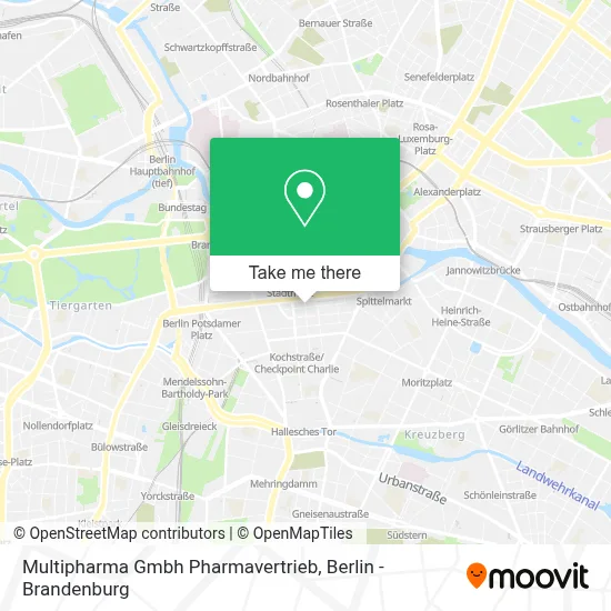 Multipharma Gmbh Pharmavertrieb map