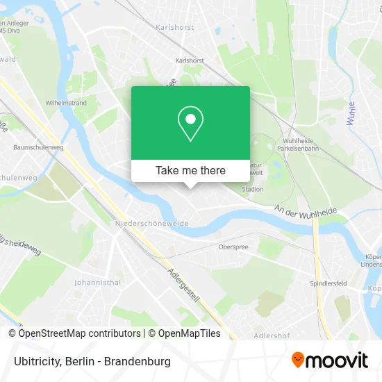 Ubitricity map