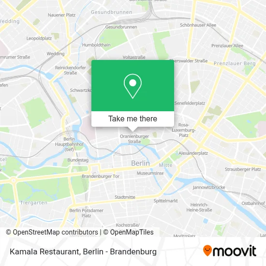 Kamala Restaurant map